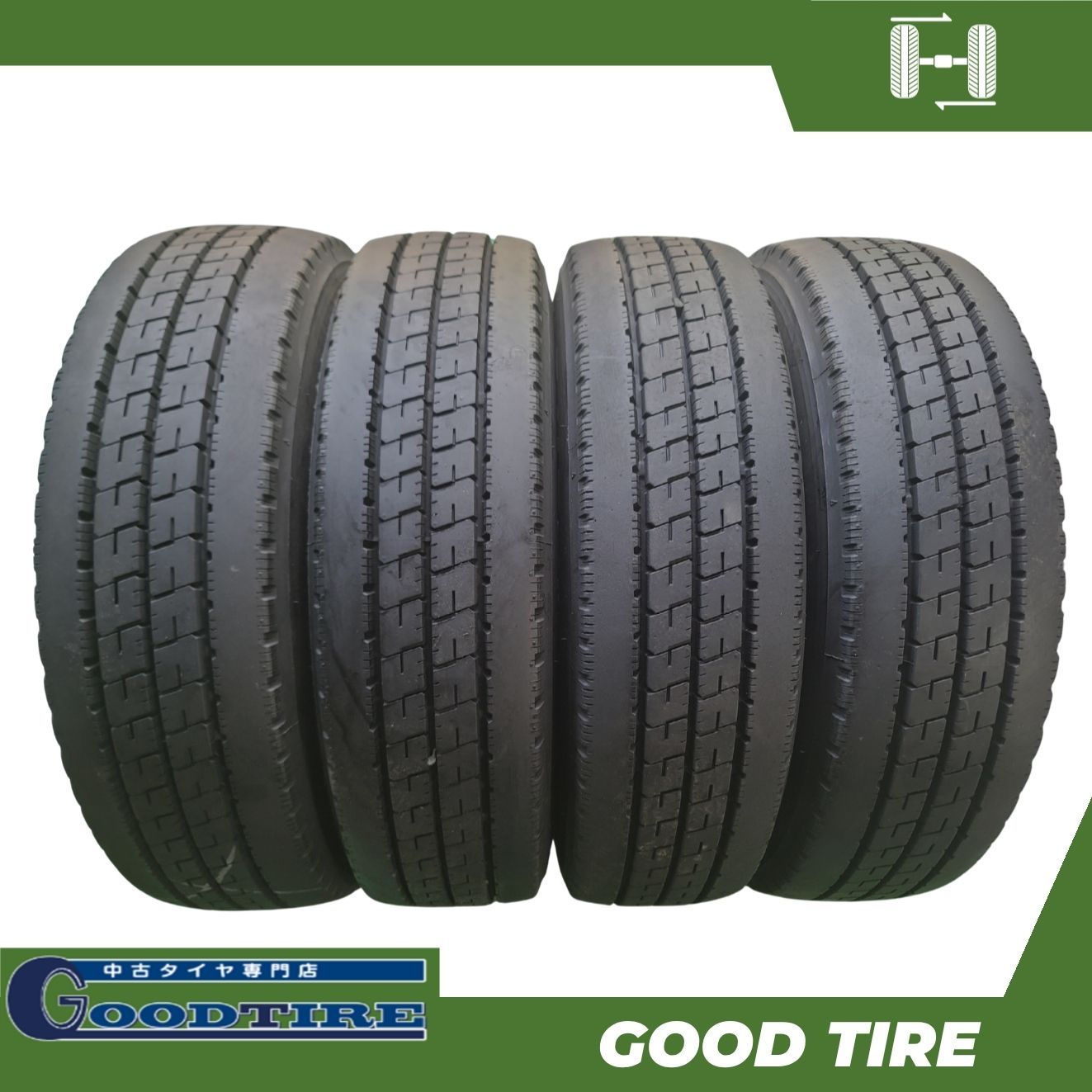 185/75R15 106/104NLT ブリヂストン DURAVIS R207 2023年 2024年製 4本