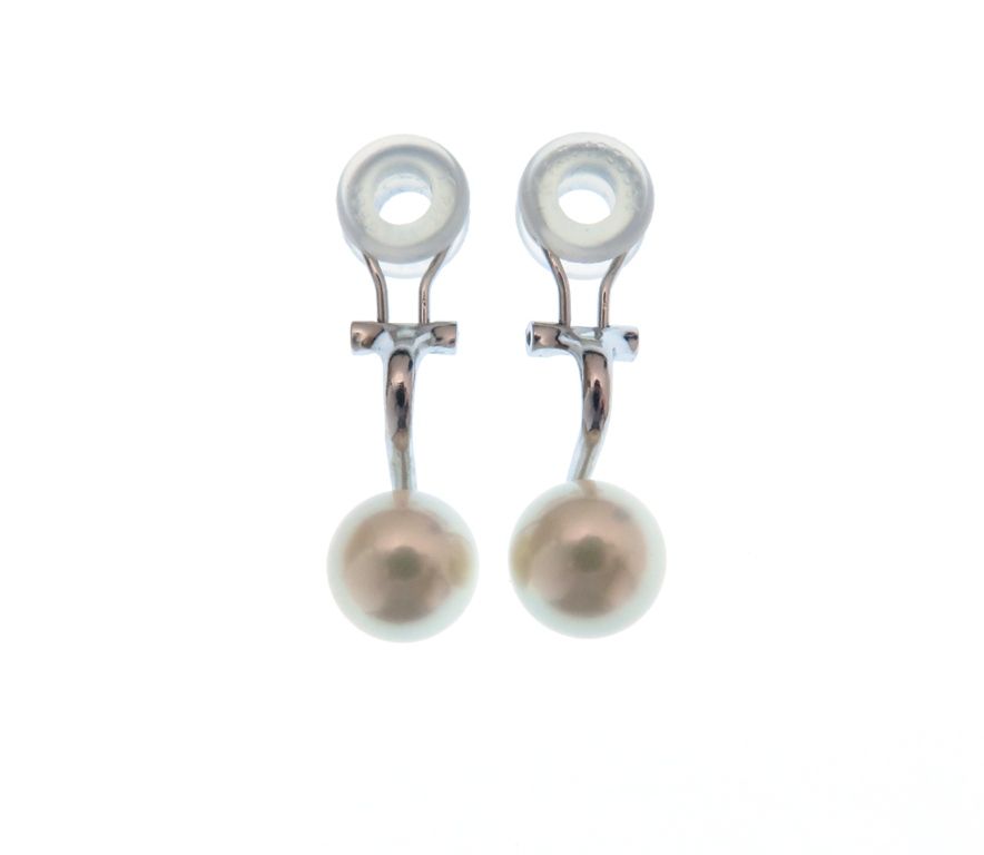 JEWELRY ジュエリー ジュエリー PT900/P/5.2g　【205】 貴金属･宝石 ｲﾔﾘﾝｸﾞ イヤリング Pt900プラチナ Pt900/パール シルバー Pt900刻印 レディース【中古】