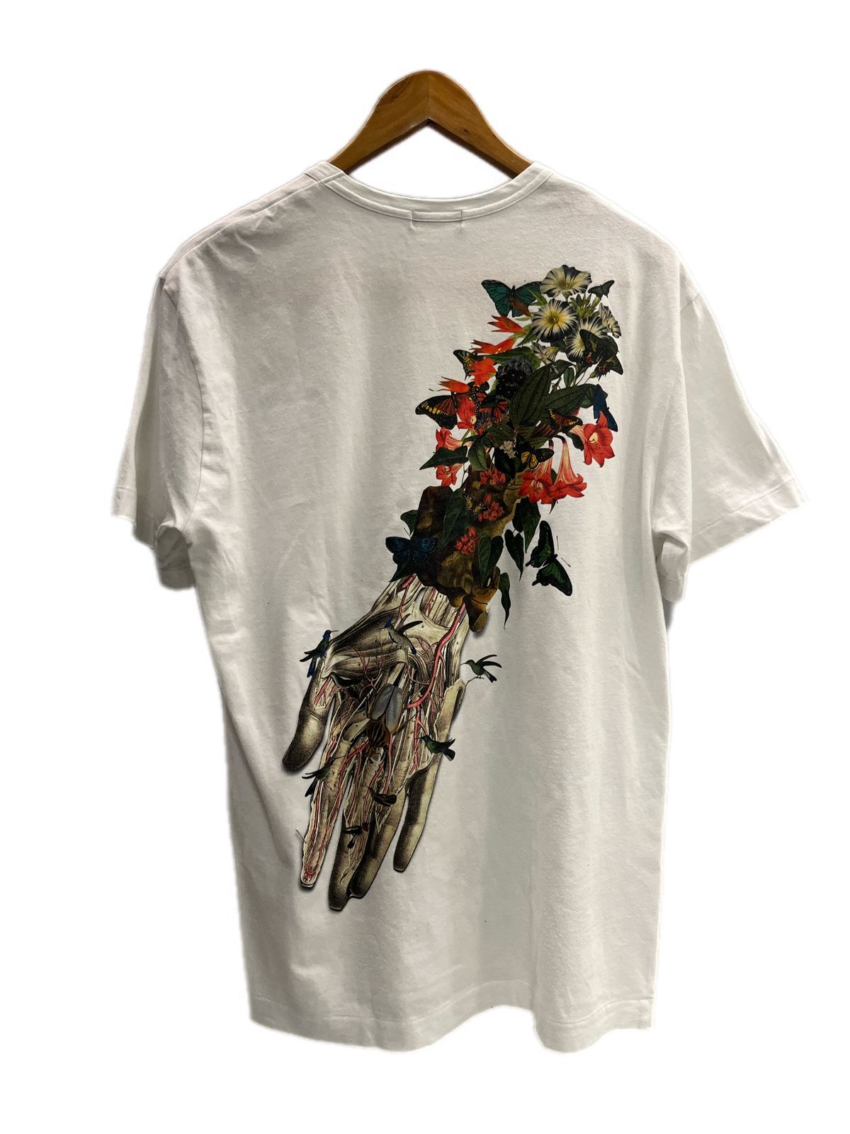 コムデギャルソン COMME des GARCONS HOMME PLUS AD2021 BEDELGEUSE GRAPHIC T-SHIRTS 白 PI-T015 Tシャツ ホワイト Lサイズ 101MT-6454