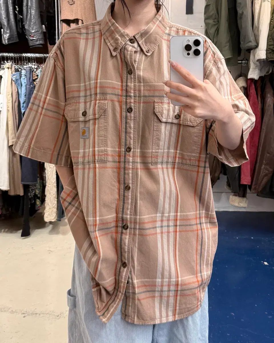 Carhartt カーハート ルーズフィット チェック 半そで シャツ