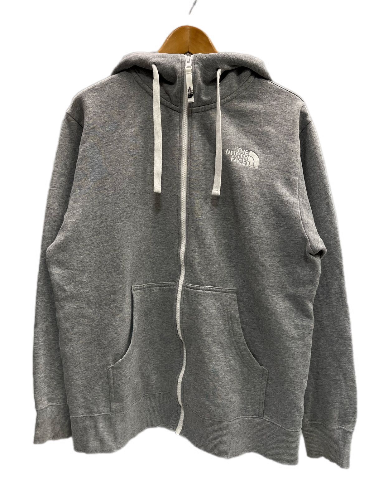ノースフェイス THE NORTH FACE Rearview FullZip Hoodie リアビューフルジップフーディ NT12442 パーカ グレー Lサイズ 101MT-6465