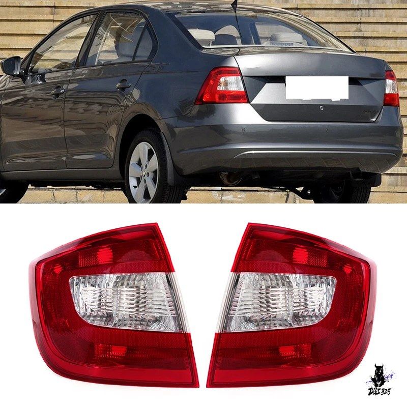 Skoda Rapid 2013-2017 リアテールライト ブレーキライトハウジング 左右