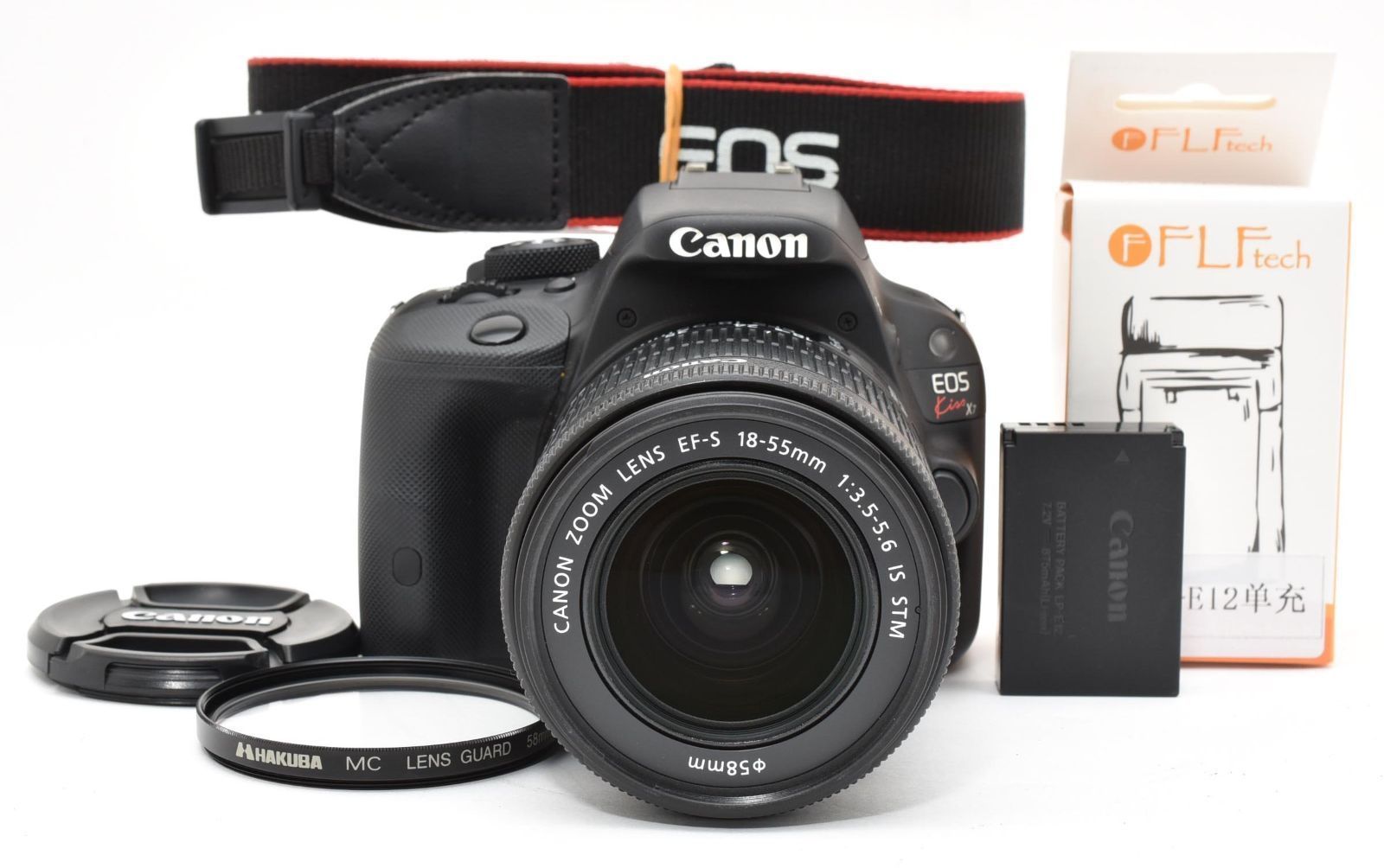 F12[7886]23☆極美品☆ キヤノン Canon EOS kiss X7 ボディ 18-55mm IS