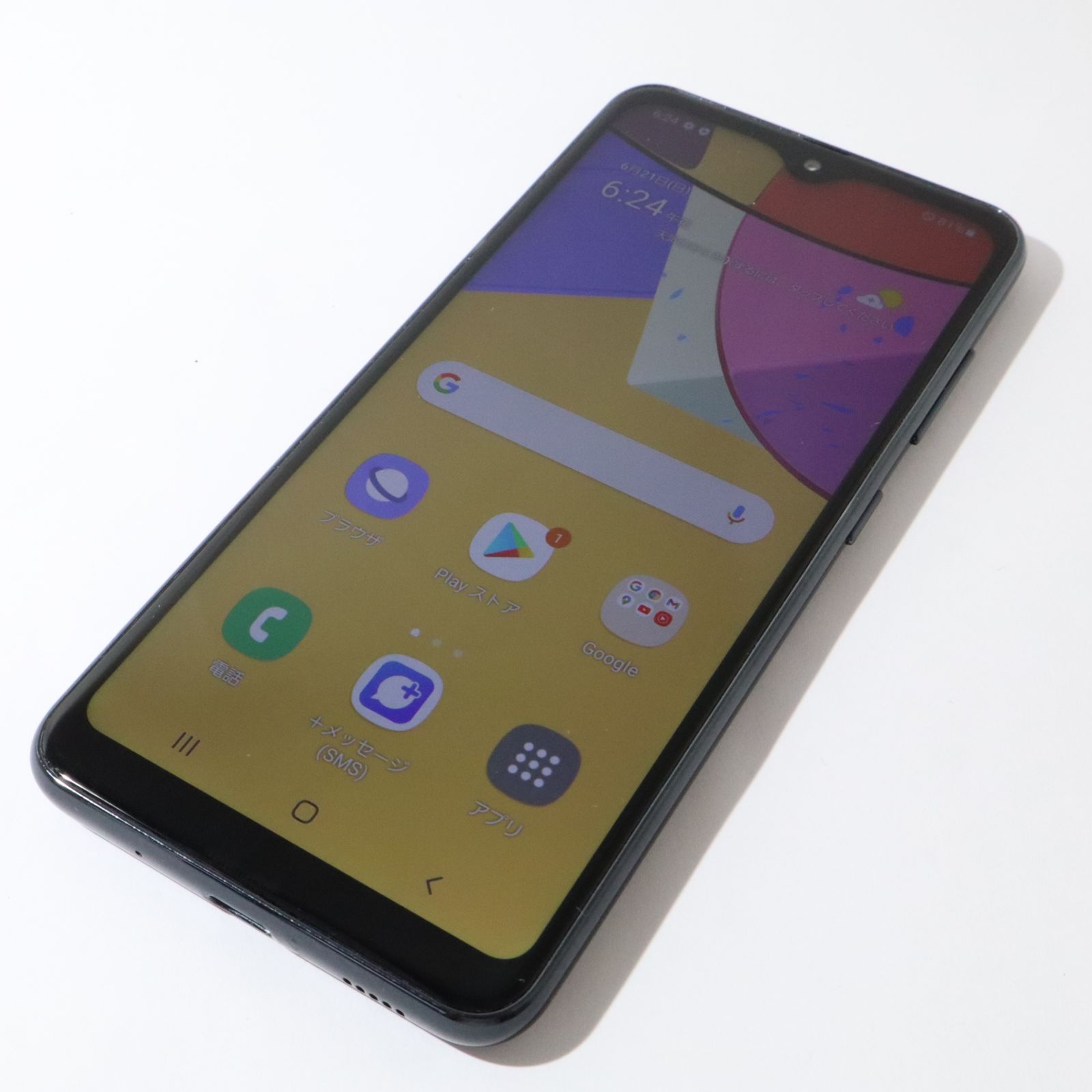 Galaxy A21 SCV49 ブラック SIMフリー 中古- メルカリ