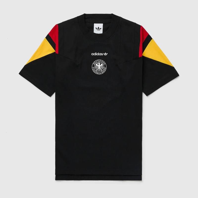 【送料無料・匿名配送】adidas Originals アディダスオリジナルス ドイツ代表 2026 公式 EQT Tシャツ 黒 90s ワールドカップ 新品 正規品