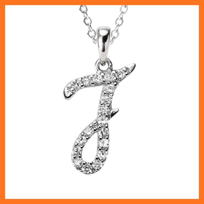 【新品】 [Gift from New York] イニシャル ネックレス J アルファベット レディース プラチナ 加工 シルバー925 金属アレルギー対応 女性 プレゼント