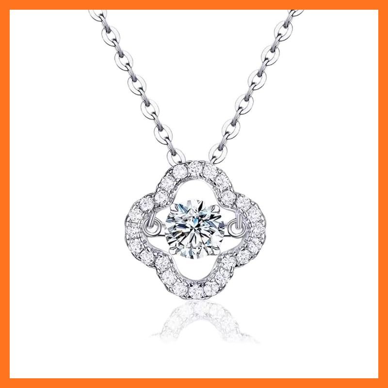 【新品】 [Hanayaka] ネックレスレディース シルバー925製 モアサナイト 1.0ct合成ダイヤ しずくペンダント 金属アレルギー対応 人気 プレゼント 女性 アクセサリー お誕生日 母の日 5cm長さ調節