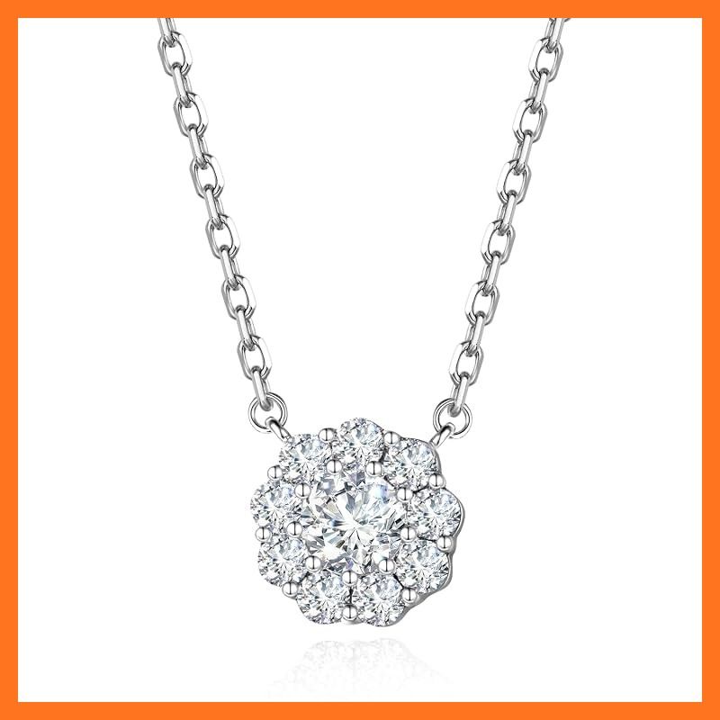 【新品】 [FANCIME] ダイヤモンド ネックレス レディース 主石 0.5CT (DEF/VS) ラボグロウン ラボダイヤ 誕生日 記念日 クリスマス プレゼント ギフトラッピング付き