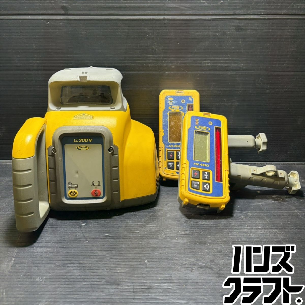 ▼【中古】Trimble LL300N 回転レーザー レーザレベル 受光器2個・ケース付き Nikon SPECTRA ニコン トリンブル スペクトラ