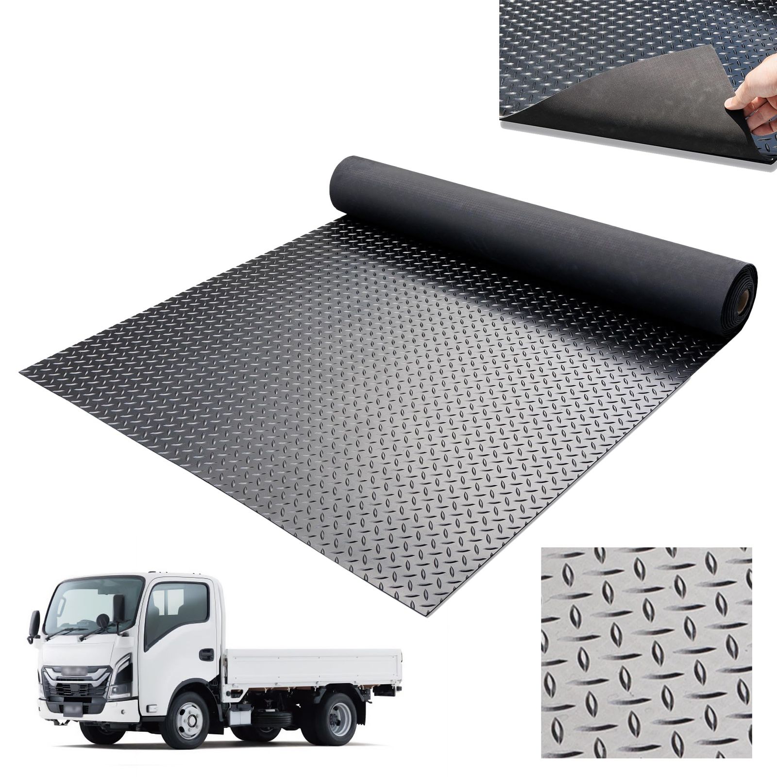 1tトラック 荷台マット 3mm トラックマット タウンエース ボンゴ ダイナ1t トヨエース1t 屋外 幅160cm 長さ240cm 17kg トラックゴムシート ゴムマット 車 業務用as 6e5486b2