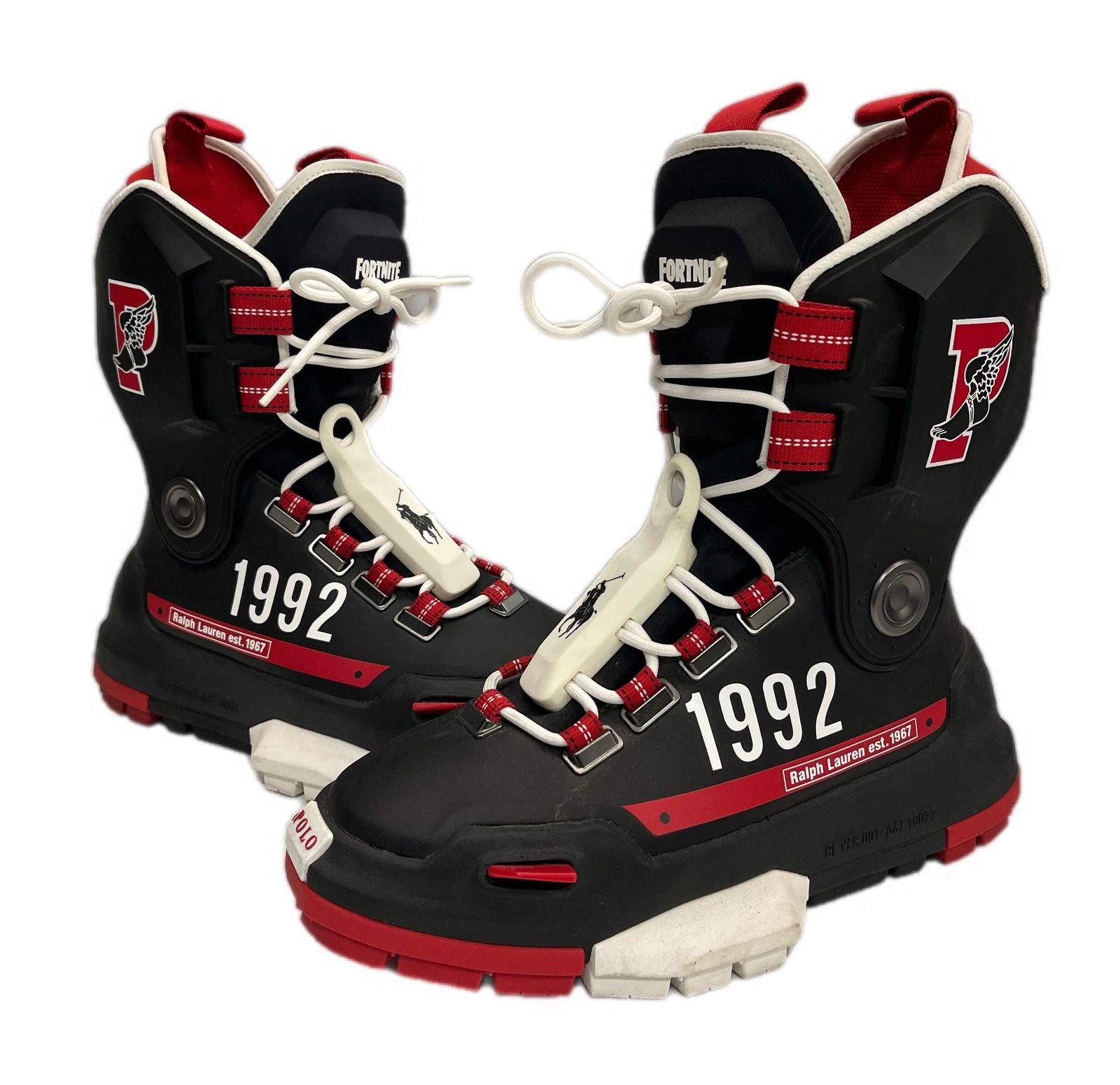 ラルフローレン RalphLauren ×FORTNITE フォートナイト コラボ P WING BOOT Pウィング ブーツ 黒 メンズ靴 ブーツ その他 ブラック US8 101sh-2708