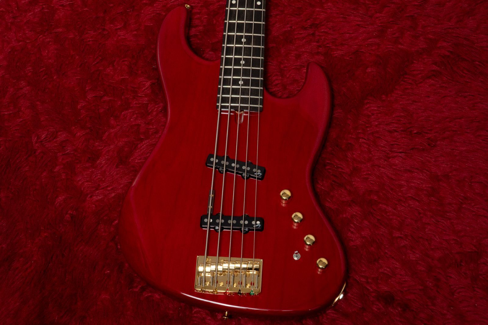 【new】moon / JJ-5 SUTOH Transparent Red #1 4.220kg #59431【GIB横浜】エレキベース