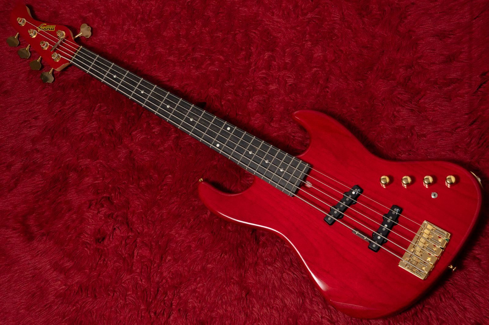 【new】moon / JJ-5 SUTOH Transparent Red #1 4.220kg #59431【GIB横浜】エレキベース