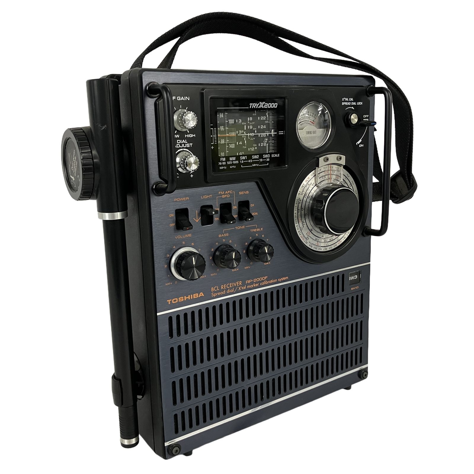 東芝 RP-2000F 5バンドレシーバー AM/FM受信確認 電源ケーブル欠品 中古Y11370657