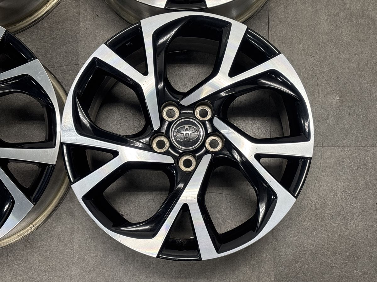 程度良好】トヨタ C-HR Gグレード 純正 18in 7J +50 PCD114.3 4本