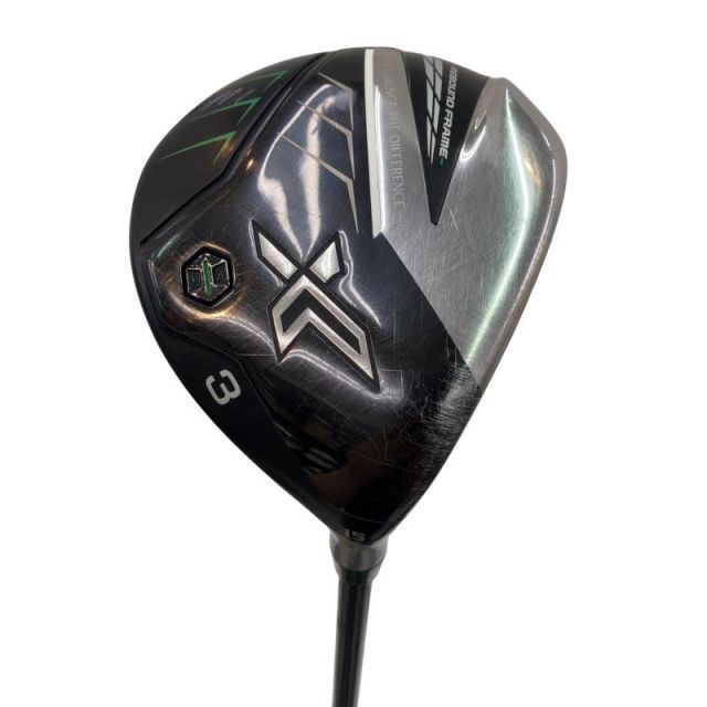 【中古】 ダンロップ XXIO(2022) eks 3W フェアウェイウッド FW Miyazaki AX-2(FW) (フレックスS) メンズ 男性用 右利き 右用 Cランク ゴルフクラブ