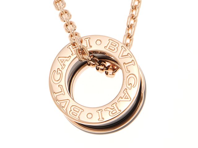 BVLGARI ブルガリ ジュエリー B-zero1NC/PG/CE/25.0g 貴金属･宝石 358050 ネックレス_x000D_
 K18ピンクゴールド K18PG/セラミック ピンクゴールド メンズ【中古】433 メルカリ