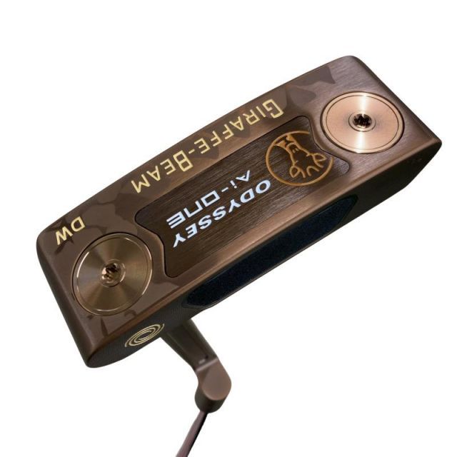 【中古】 オデッセイ GIRAFFE-BEAM DOUBLE WIDE 33インチ パター PT STROKE LAB 90 スチール (フレックスその他) メンズ 男性用 右利き 右用 Bランク ゴルフクラブ