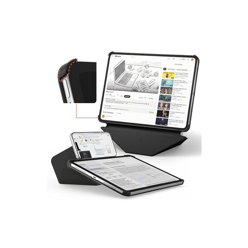 【新品】 MOFT【公式直営店】ダイナミックフォリオケース iPad Air 11インチ ケース(M4/M3/M2/第5/4世代、2020-2026)対応 タブレットケース 四角保護 多角度調整 横置＆縦置 タブレットスタンド iPadスタンド 超軽量 薄型