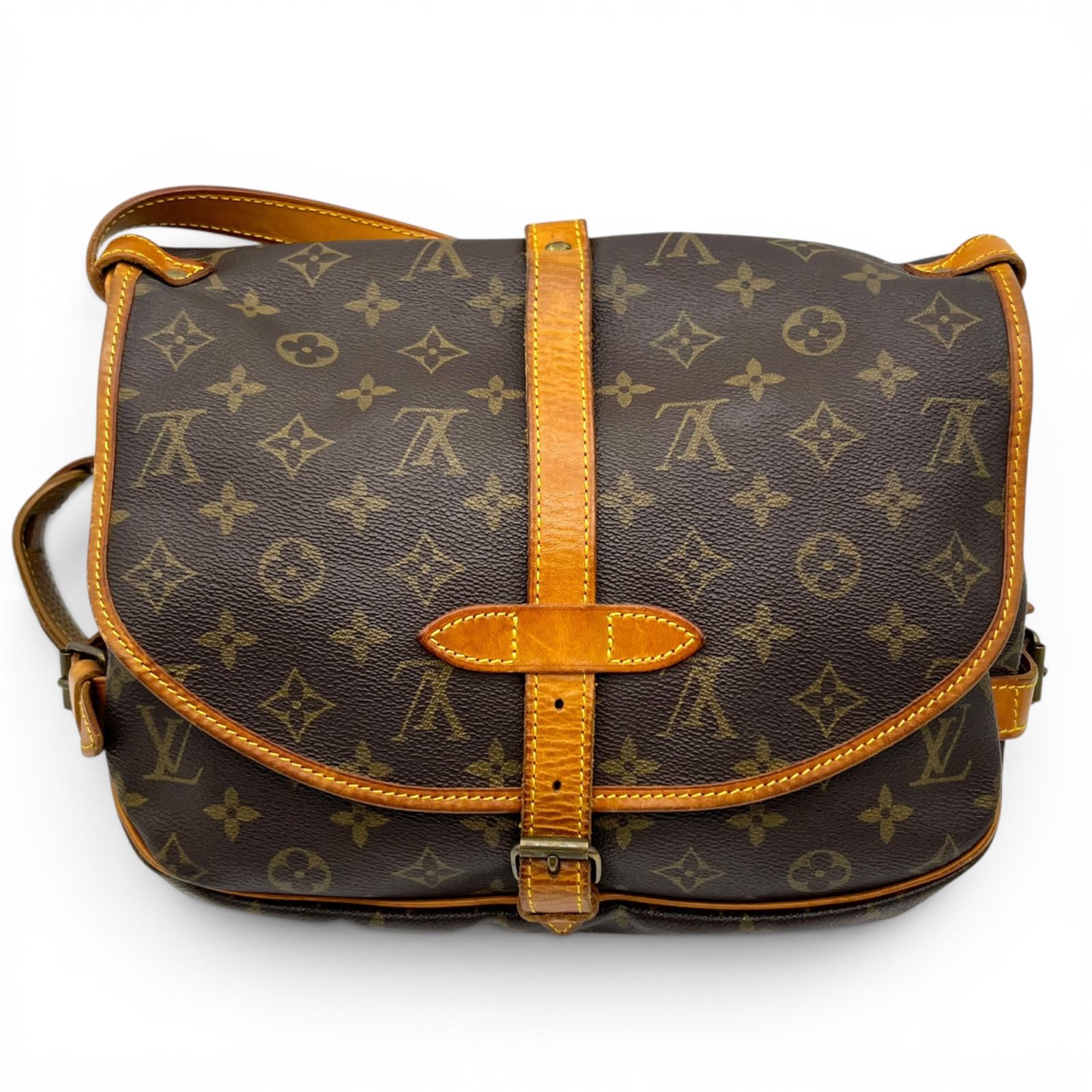 LOUIS VUITTON ルイヴィトン ソミュール30 モノグラム ショルダー