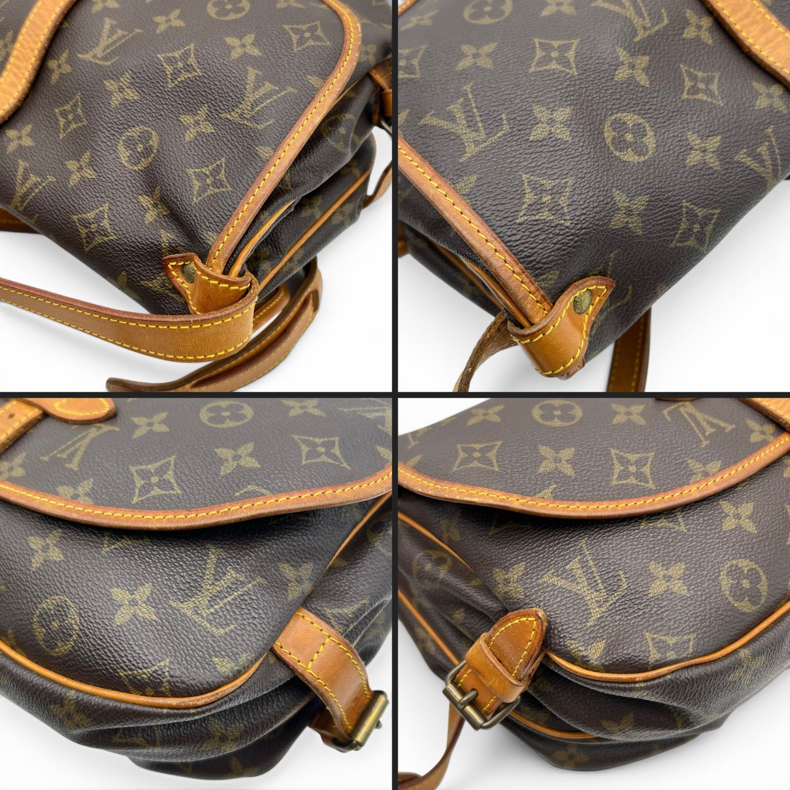 LOUIS VUITTON ルイヴィトン ソミュール30 モノグラム ショルダー