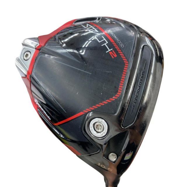 【中古】 テーラーメイド STEALTH2 10.5° ドライバー DR TENSEI RED TM50(STEALTH DR) (フレックスS) メンズ 男性用 右利き 右用 Cランク ゴルフクラブ