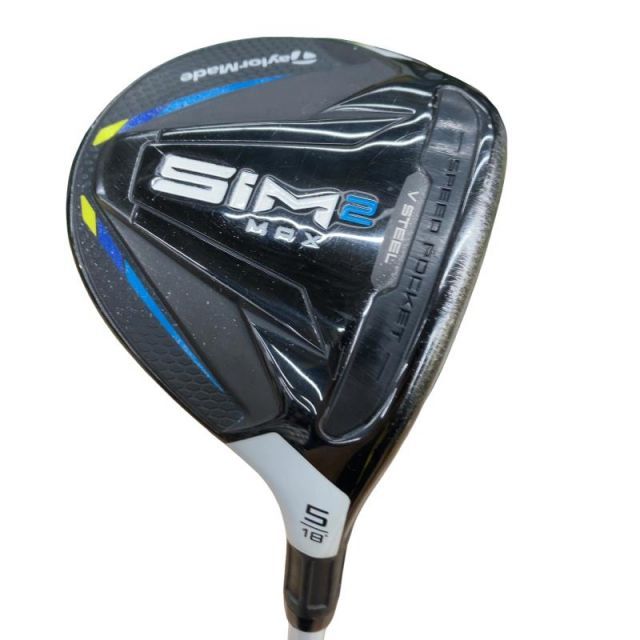 【中古】 テーラーメイド SIM2 MAX 5W フェアウェイウッド FW 純正特注シャフト (フレックスX) メンズ 男性用 右利き 右用 Cランク ゴルフクラブ
