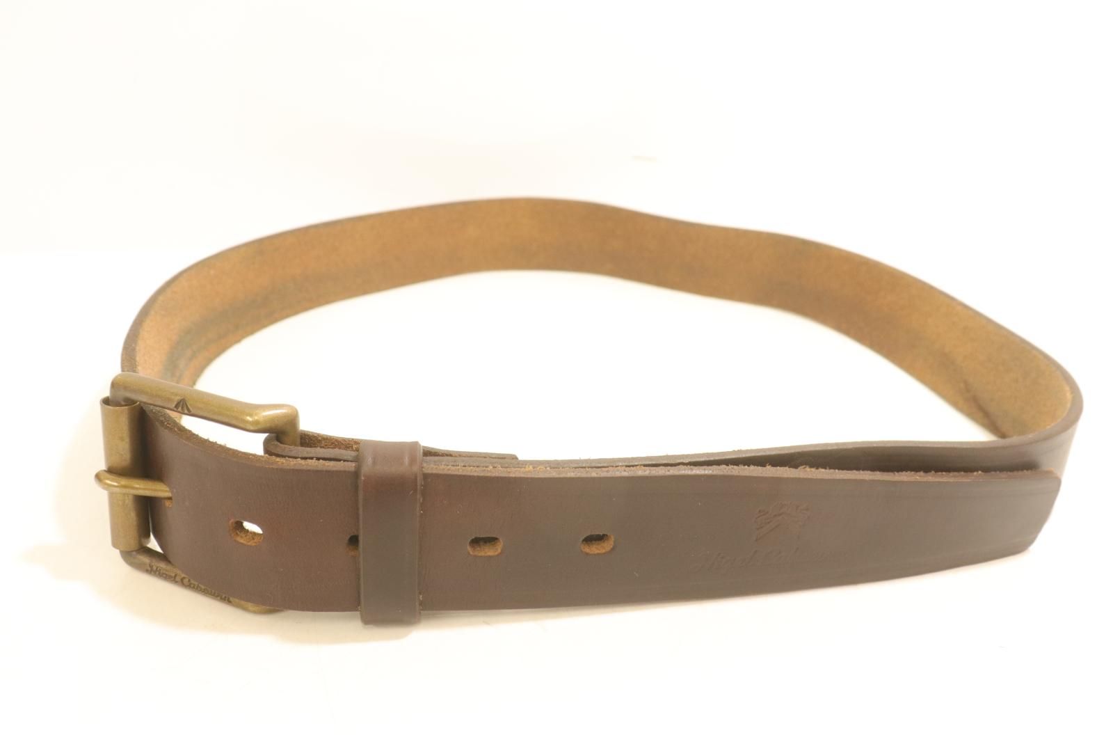 【中古】 Nigel Cabourn メンズベルト -- レザーベルト Nigel Cabourn -- 茶 ブラウン