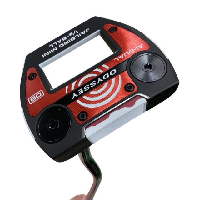 【中古】 オデッセイ Ai-DUAL JAILBIRD MINI 1/2-BALL DB 34インチ パター PT STROKE LAB 90 スチール (フレックスその他) メンズ 男性用 右利き 右用 Bランク ゴルフクラブ