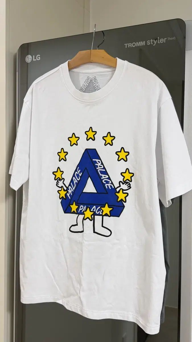 1回着用/XL PALACE パレス MISSON EU 半袖Tシャツ 白