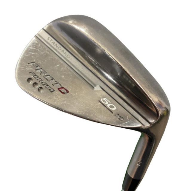 【中古】 PROTO-CONCEPT PROTO-CONCEPT FORGED WEDGE(メッキ) 50°/10° ウェッジ WG 純正特注シャフト (フレックスその他) メンズ 男性用 右利き 右用 Cランク ゴルフクラブ