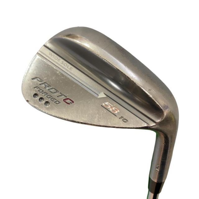 【中古】 PROTO-CONCEPT PROTO-CONCEPT FORGED WEDGE(メッキ) 58°/10° ウェッジ WG 純正特注シャフト (フレックスその他) メンズ 男性用 右利き 右用 Dランク ゴルフクラブ 14,322円