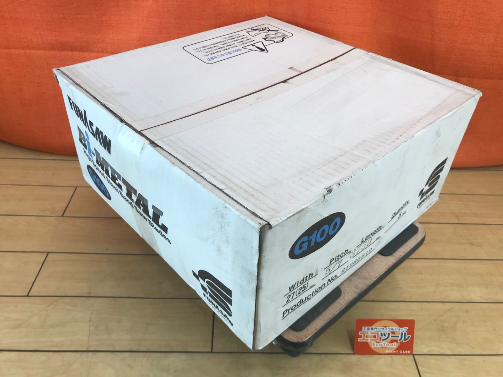 【未開封・未使用】FUNASAW/フナソー G100-25X3750 57 〇 【1箱(5本入)】カットオフバンドソー バイメタルG100 全長3750 幅27… [IT_04TWS][小牧][M04]