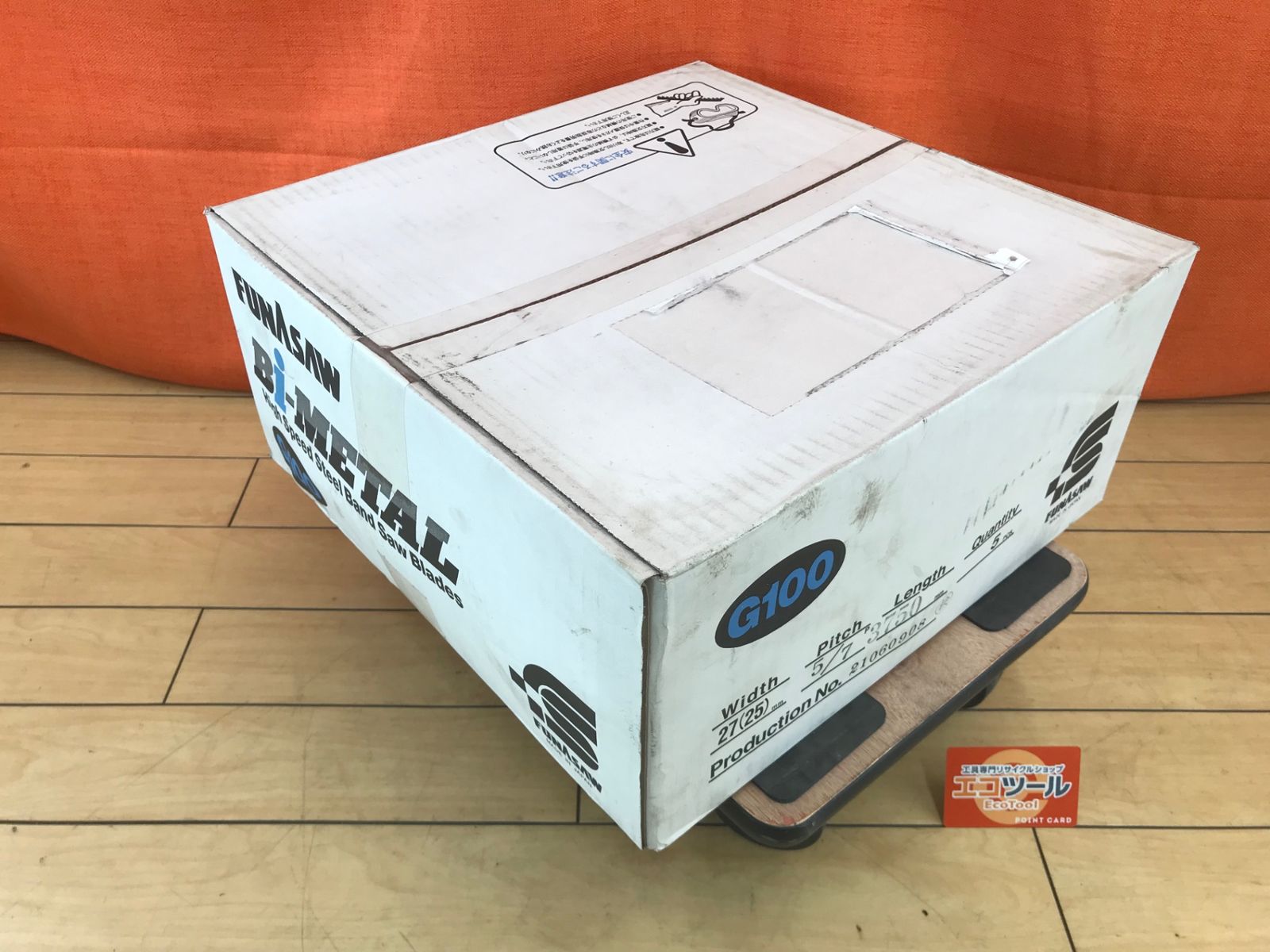 【未開封・未使用】FUNASAW/フナソー G100-25X3750 57 〇 【1箱(5本入)】カットオフバンドソー バイメタルG100 全長3750 幅27… [IT_8ASCG][小牧][M04] 12,540円