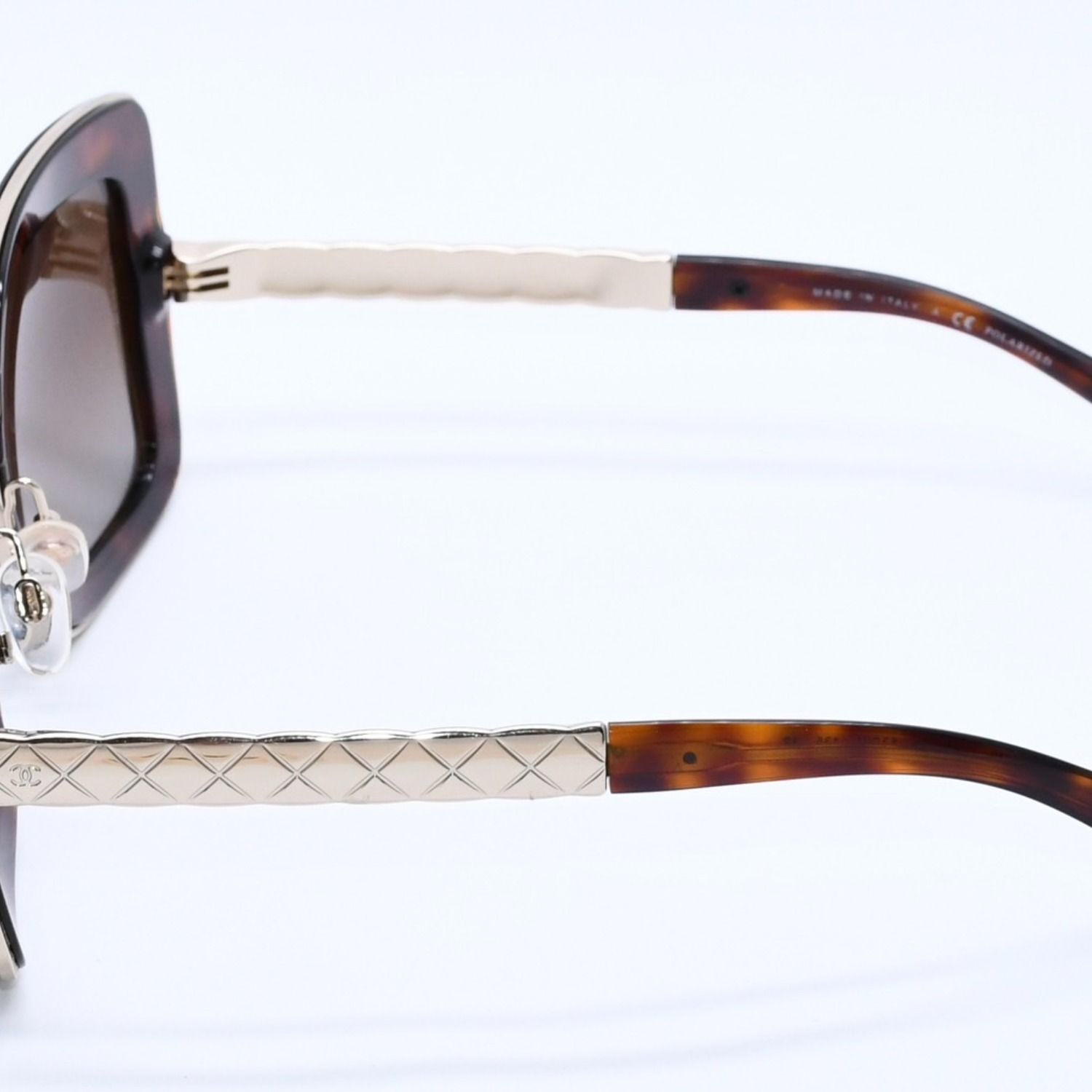CHANEL シャネル ブラウン ゴールドフレーム Sunglasses サングラス