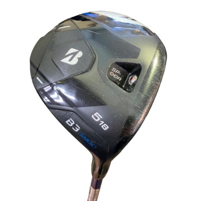 【中古】 ブリヂストン BRIDGESTONE B3 MAX 5W フェアウェイウッド FW 純正特注シャフト (フレックスS) メンズ 男性用 右利き 右用 Cランク ゴルフクラブ