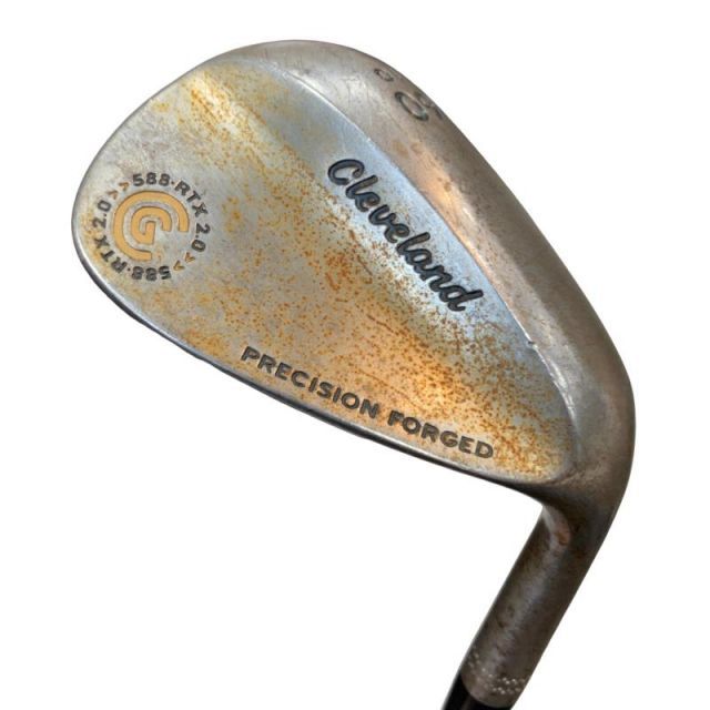 【中古】 クリーブランド Cleveland 588 RTX 2.0 PRECISION FORGED 60°/10° ウェッジ WG Dynamic Gold (フレックスS) メンズ 男性用 右利き 右用 Cランク ゴルフクラブ