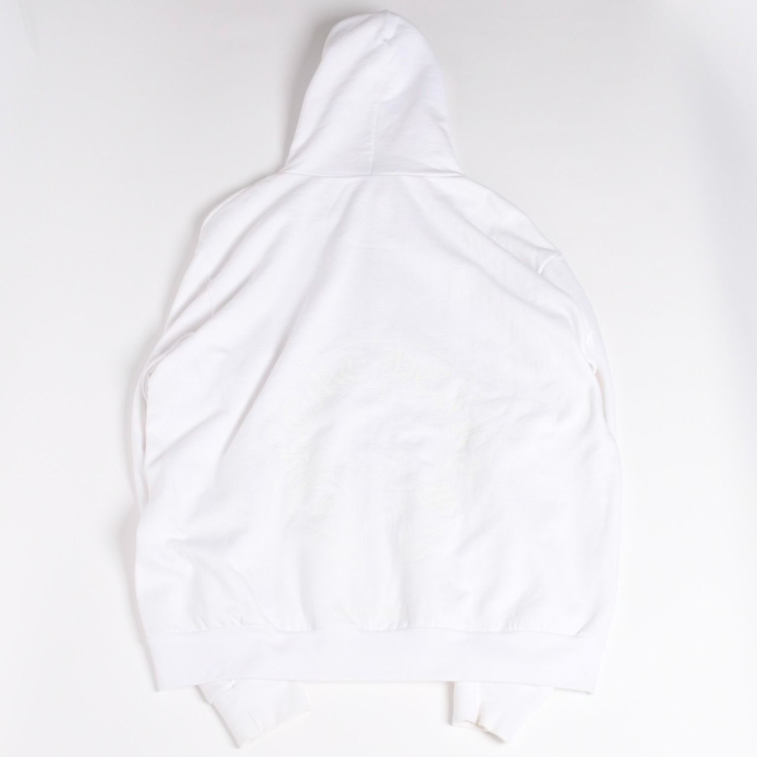 極美品 CHROME HEARTS クロムハーツ ホワイト グロウ ジップアップ