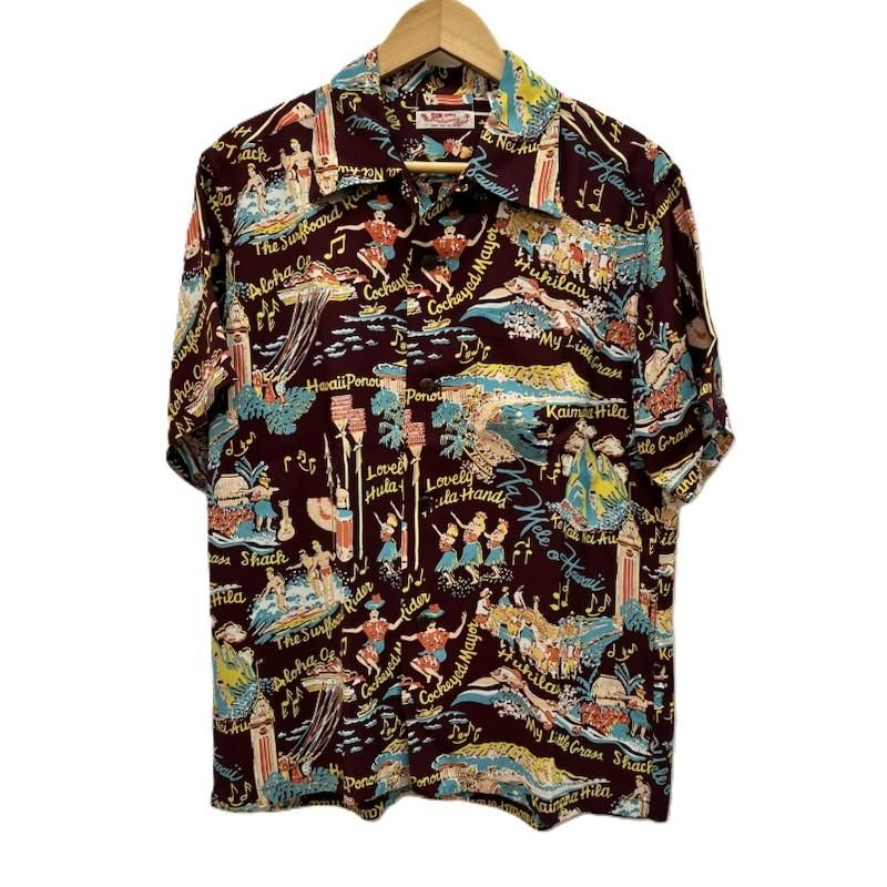 サンサーフ SS39226 レーヨン アロハシャツ THE SONG OF HAWAII メンズ S ISItems【USED】【古着】【中古】50161751