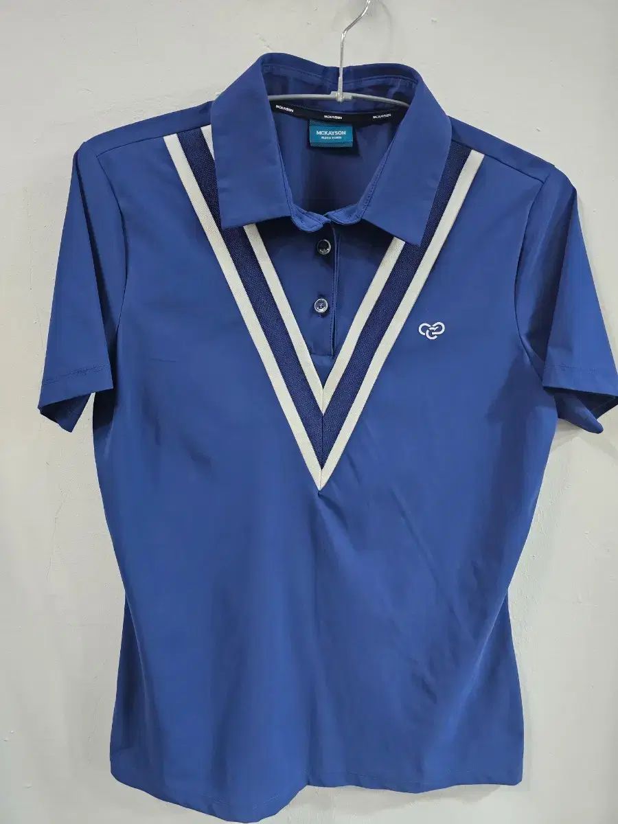 MCKAYSON レディース ゴルフ 半袖 カラーTシャツ ブルー