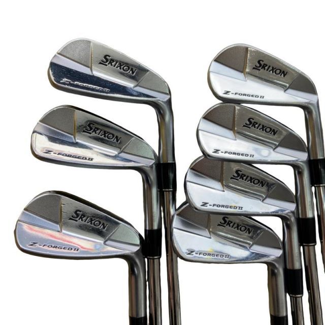 【中古】 ダンロップ SRIXON Z-FORGED II 8S アイアンセット IR KBS TOUR 130 (フレックスX) メンズ 男性用 右利き 右用 Cランク ゴルフクラブ