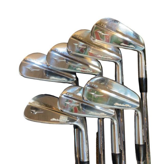 【中古】 ミズノ Mizuno Pro 118 8S アイアンセット IR 純正特注シャフト (フレックスS) メンズ 男性用 右利き 右用 Cランク ゴルフクラブ