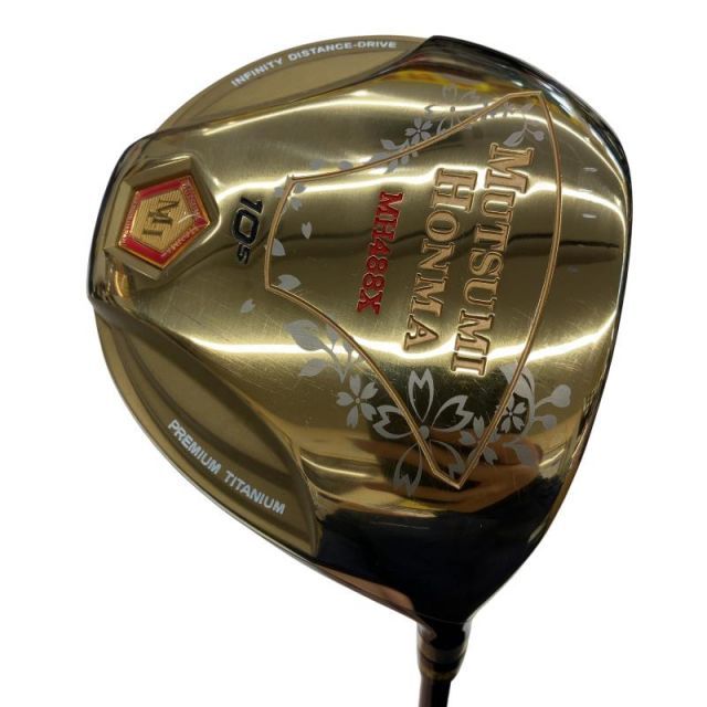 【中古】 特価メーカー MUTSUMI HONMA MH488X 10.5° ドライバー DR オリジナルカーボン (フレックスR) メンズ 男性用 右利き 右用 Cランク ゴルフクラブ
