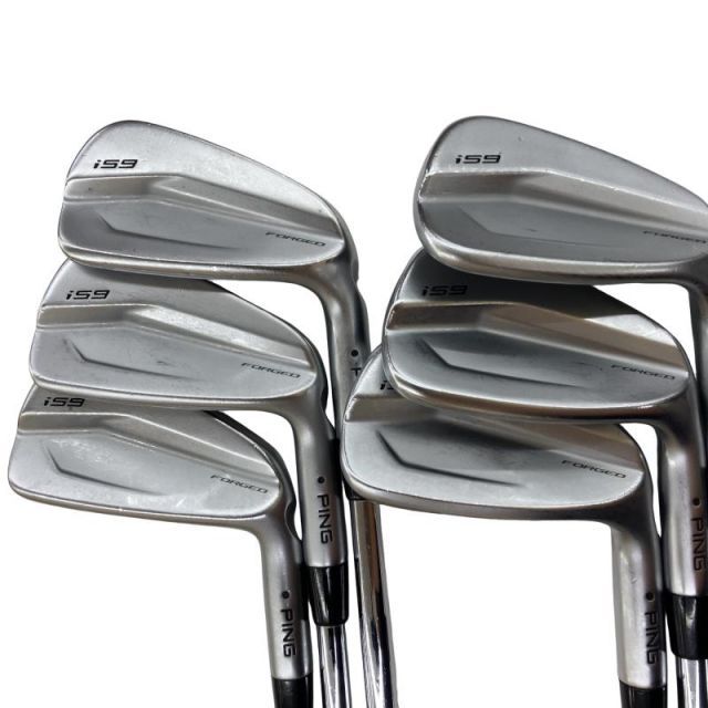 【中古】 ピン i59 6S アイアンセット IR 純正特注シャフト (フレックスS) メンズ 男性用 右利き 右用 Cランク ゴルフクラブ