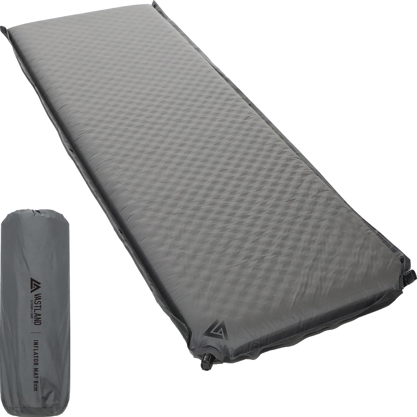 VASTLAND キャンプマット インフレーターマット 8cm 自動膨張 コンパクト インフレーター マットry 90b8b5f2
