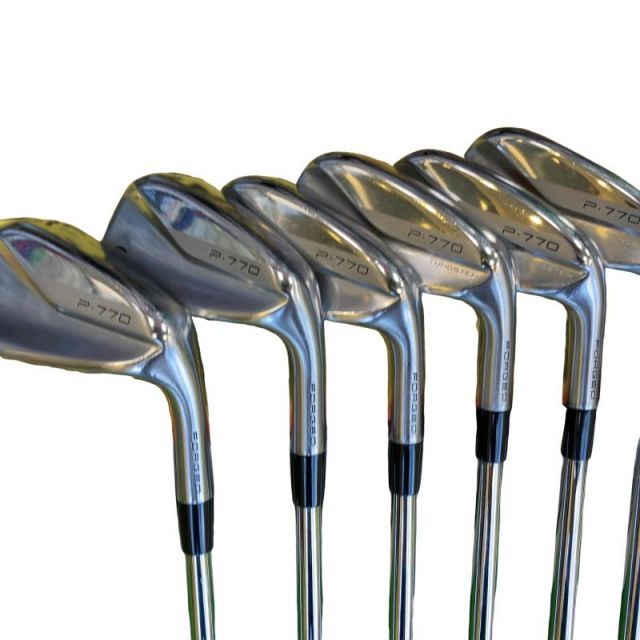 【中古】 テーラーメイド Taylor Made P・770(2020) 6S アイアンセット IR 純正特注シャフト (フレックスS) メンズ 男性用 右利き 右用 Cランク ゴルフクラブ
