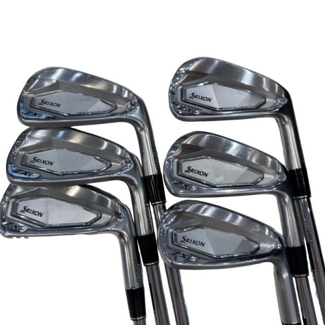 【中古】 ダンロップ SRIXON ZXi5 6S アイアンセット IR 純正特注シャフト (フレックスS) メンズ 男性用 右利き 右用 Bランク ゴルフクラブ