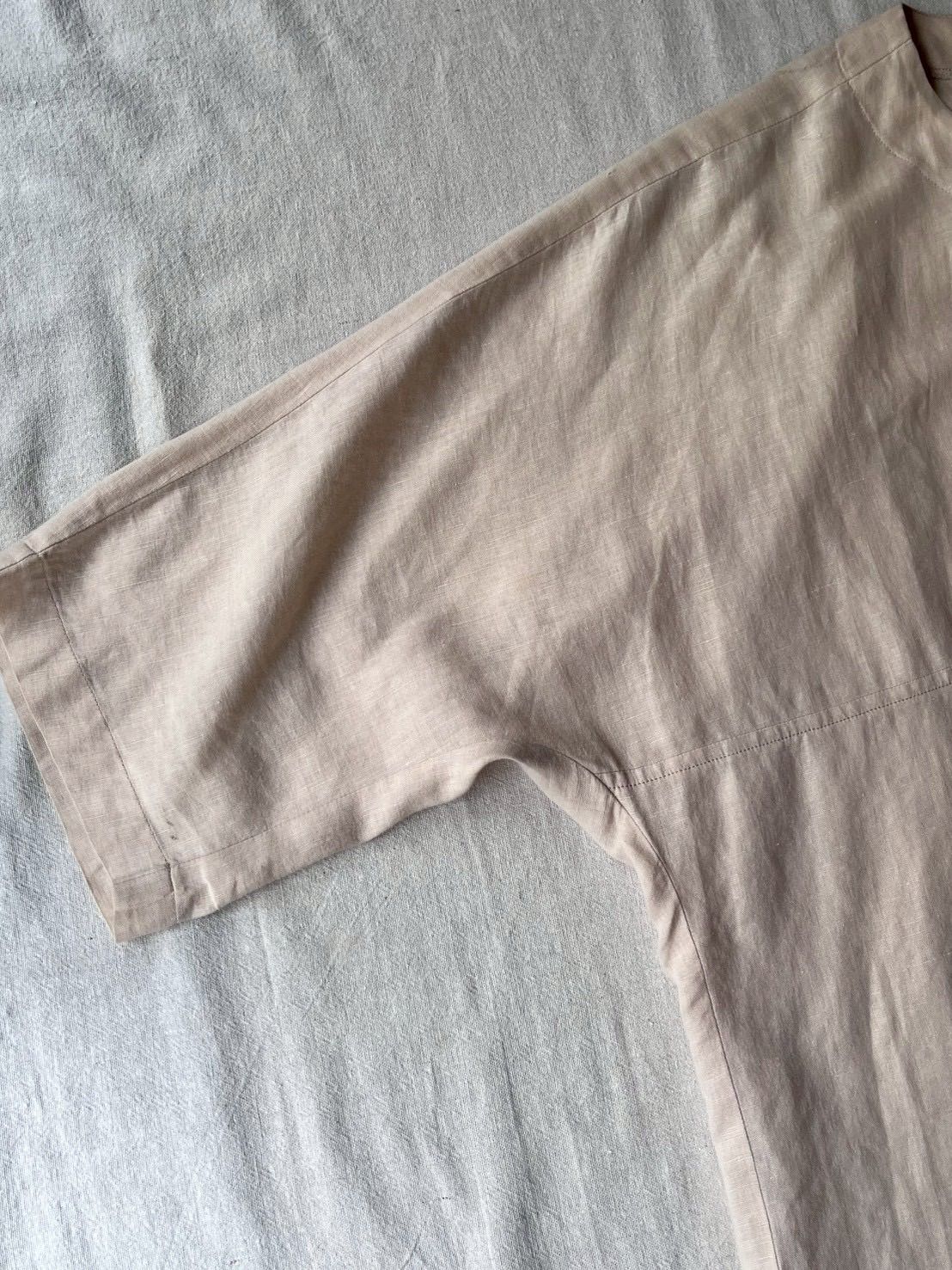 18ss HOMME PLISSE ISSEY MIYAKE プルオーバー ノーカラー シャツ / 2