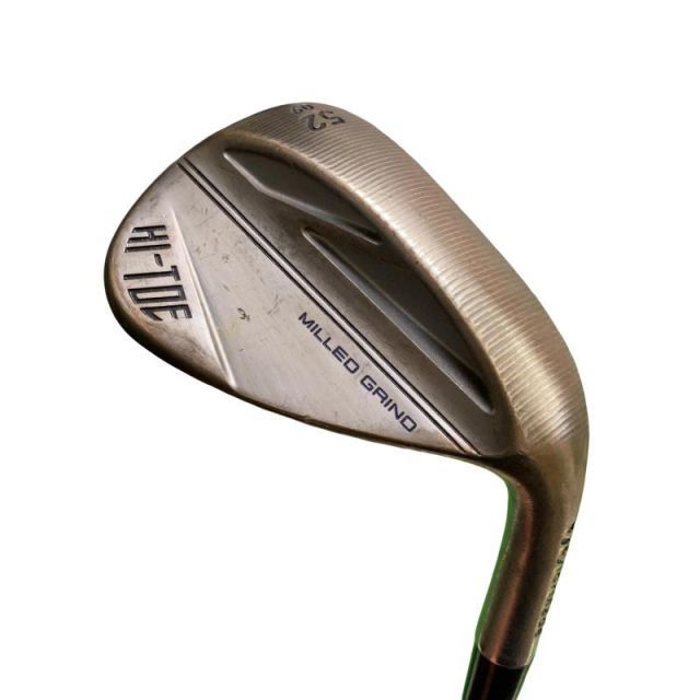【中古】 テーラーメイド Taylor Made MILLED GRIND HI-TOE(2022) 52°/09° ウェッジ WG Dynamic Gold (フレックスS) メンズ 男性用 右利き 右用 Cランク ゴルフクラブ