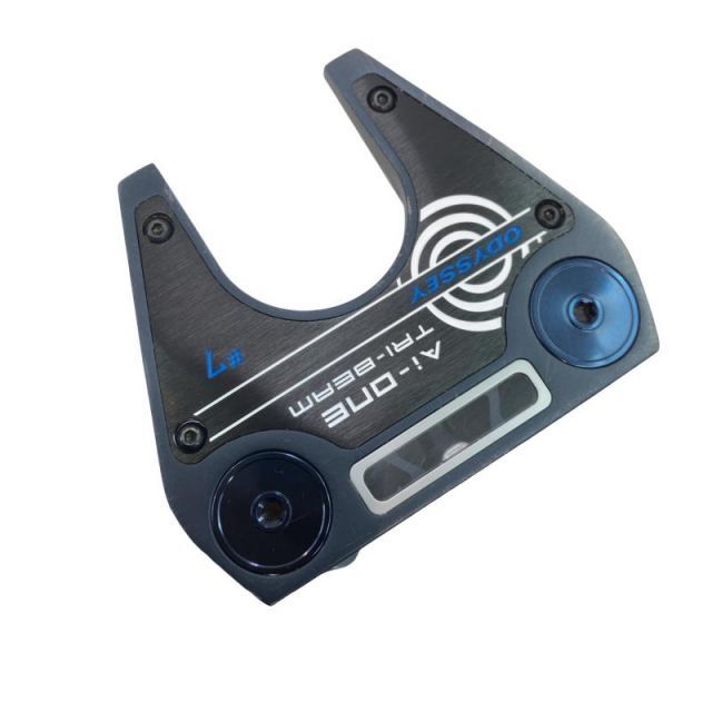 【中古】 オデッセイ Ai-ONE TRI-BEAM #7 34インチ パター PT STROKE LAB 90 スチール (フレックスその他) メンズ 男性用 右利き 右用 Cランク ゴルフクラブ